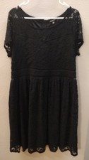 Torrid Dress Black Lace Size 14 B19