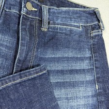 Liverpool Los Angeles Womens Dark Wash Straight Leg High Rise Stretch Jeans 8/29