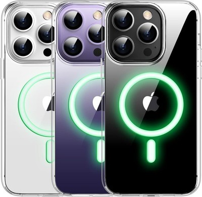 Clear Mag Series Designed for iPhone 14 Pro Case, Hard PC Back with Soft Edges