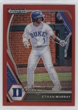 2021 Panini Prizm Draft Picks Red Prizm Ethan Murray #PDP147 03j5