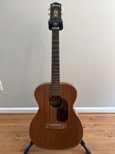 Vintage Harmony 6-String Acoustic Guitar Made in USA Steel Reinforced Neck