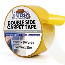Carpet Tape Double Sided Heavy Duty Rug Gripper Anti Slip Anti 2Inch x 30Yards