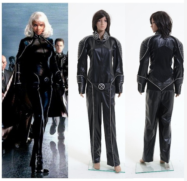 Sale X-men Storm Halle Berry Jumpsuit Black Unisex Cosplay