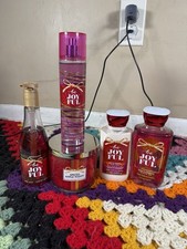 New Bath Body Works BE JOYFUL Fragrance Mist Shower Gel, lotion, candle 5pc SET