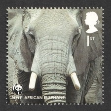 2011 1st African Elephant. WWF Nature. World Wildlife Fund. SG 3162