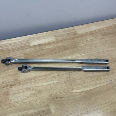 #ad VTG CRAFTSMAN Breaker Bar Set 1 2quot; Drive 18quot; amp; 15quot; Long Flex head V Series USA $59.99