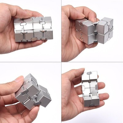 Fidgeet Cube New Version Fiidget Finger Toys - Metal Infinity Cube Prime Gifts