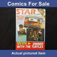 Star Flix #1 Magazine UK Teenage Mutant Ninja Hero Turtles (LOT#14493)