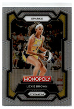 2024 WNBA Panini Prizm Monopoly - Silver Prizm -Lexie Brown #41