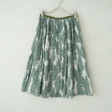 Mina Perhonen Laundry North Forest Gathered Skirt Size 36