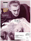 CHRISTOPHER LEE JSA Autographed 8X11 Dracula FREE SHIP Star 