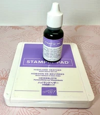 Stampin' Up! Classic Ink Pad HIGHLAND HEATHER & Refill Ink Bottle