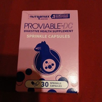 *NEW Nutramax CAT Proviable DC Digestive Health 30 Sprinkle Capsules exp 11/2027