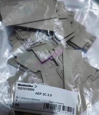 1 Bag (20pcs) Weidmuller Wiring Terminals Accessories AEP 3C 2.5 1521510000