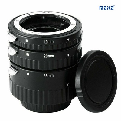 Meike Autofokus Macro Extension Tube Ring 12mm 20mm 36mm Für Nikon F DSLR Cam