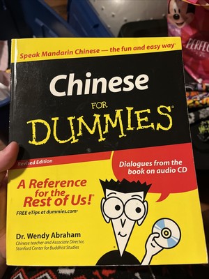Chinese for Dummies  by Wendy Abraham (2005, Trade Paperback)