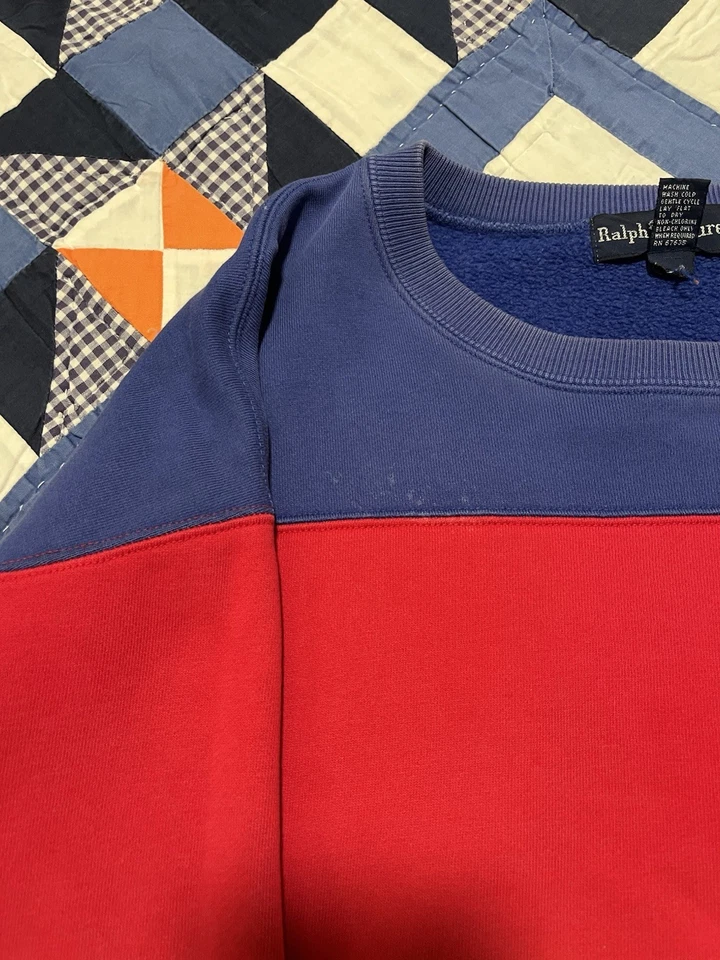 [RARO] Sudadera Vintage Polo Ralph Lauren Años 80 Aniversario Salvavidas Foto 4 de 4