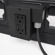 Organizer Insert Power Outlet Junction Box for Milwaukee Packout