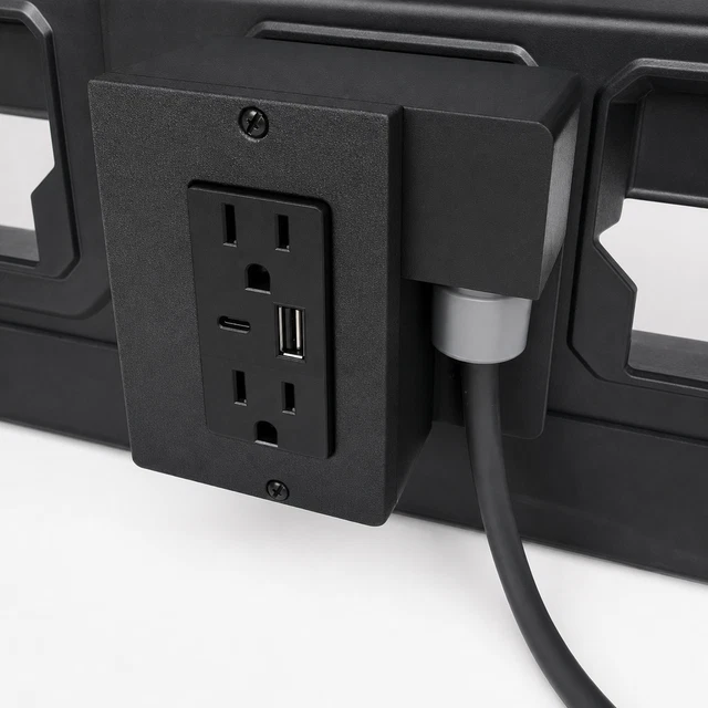 Organizer Insert Power Outlet Junction Box for Milwaukee Packout