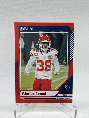 2024 Panini Donruss - L'Jarius Sneed #216 Red Press Proof 