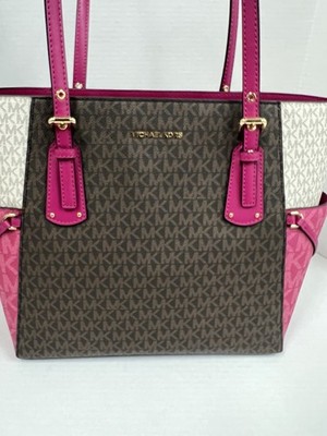 Michael Kors Jet Set Large Color Block Signature Tote Bag