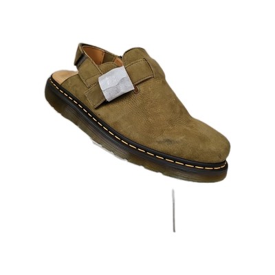 Dr. Doc Martens Jorge II Mens Size 13 Green Suede Strappy Clogs Mules Sandals 