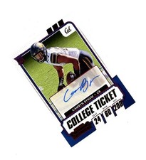 2021 Contenders RED FOIL ROOKIE SP TICKET CAMRYN BYNUM AUTO RC! U CAL STAR SEE
