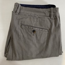 Jachs New York Mens Khaki Chino Stretch Straight Pants Size 34 Very Good JiQ6