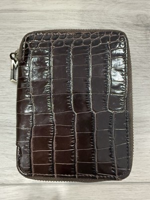 Marc Jacobs Croc Wallet Brown