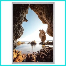 A4 High-Definition Aluminum Picture Frame Rust-Resistant Wall Mountable Metal...