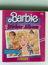 1989 Barbie Sticker Album Panini With Special Insert 8 Applied Stickers