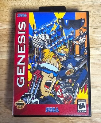 Rent A Hero (Unreleased US) *ENGLISH* Game & Case For Sega Genesis Mega Drive