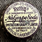 Vintage Dossin's NuGrape-Soda Imitation Grape Flavor Cork Bottle Cap - Detroit