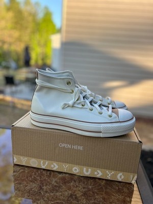 Custom Limited Edition Leather Converse Chuck Taylor   Men's 11/Women's 13