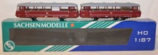 H0 Sachsenmodelle 73111 DR VT 2.09 Ferkeltaxe Beiwagen VB 2.07 DSS LED Licht DC