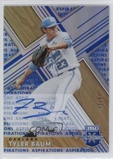 2019 Panini Elite Extra Edition Aspirations Blue 32/50 Tyler Baum #66 Auto 0r3