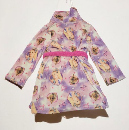 Girls Bathrobe Size 5/6 JOJO SIWA With Tie Pink - Picture 2 of 9