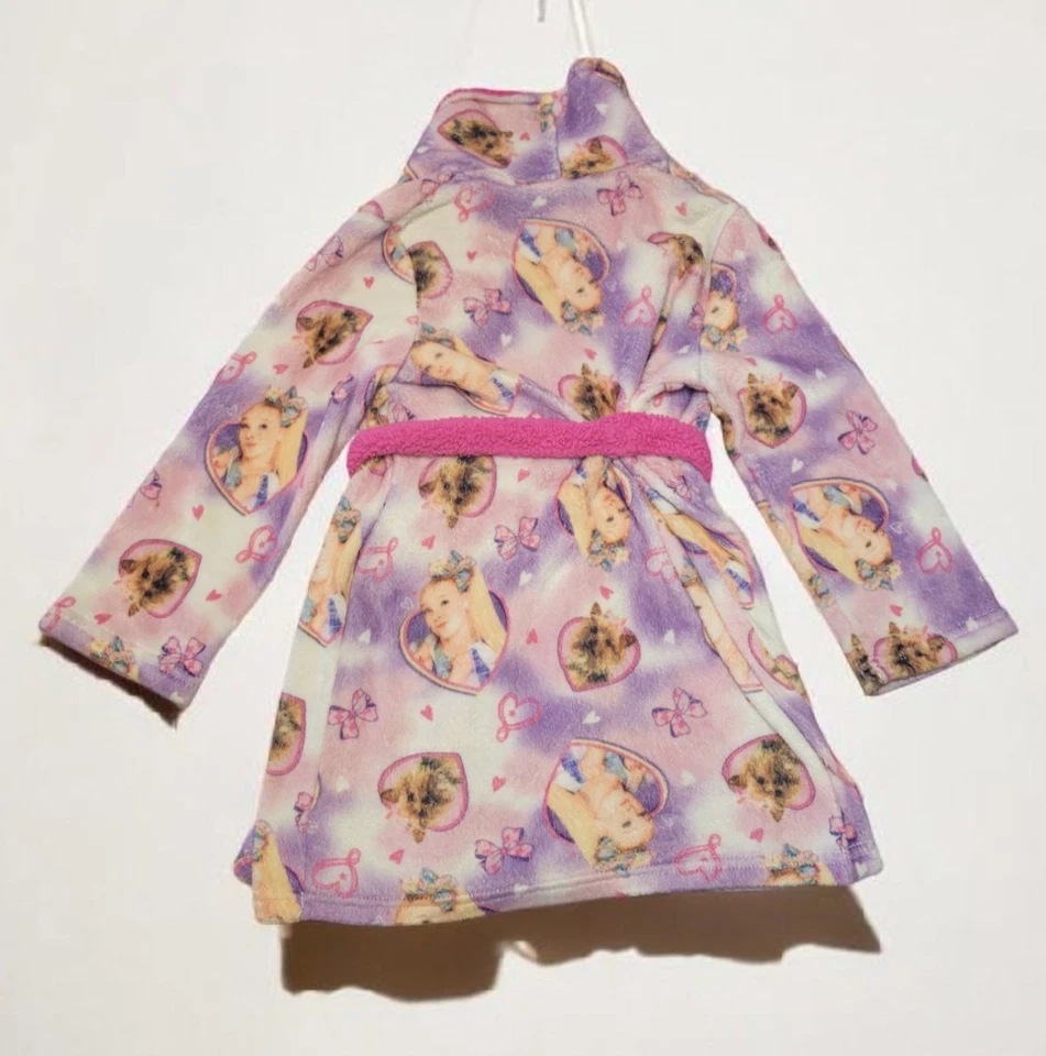 Albornoz niña talla 5/6 JOJO SIWA con corbata rosa Foto 2 de 4