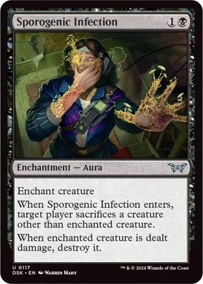 Sporogenic Infection DSK 117 MTG Duskmourn: House of Horror Uncommon EN NM
