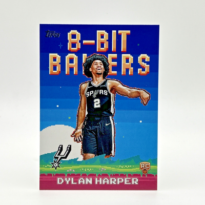 NBA トレカ ブランドン クラーク ルーキーカード☆ Dylan Harper 2025-26 Topps Basketball #8B-32 8-Bit Baller Spurs