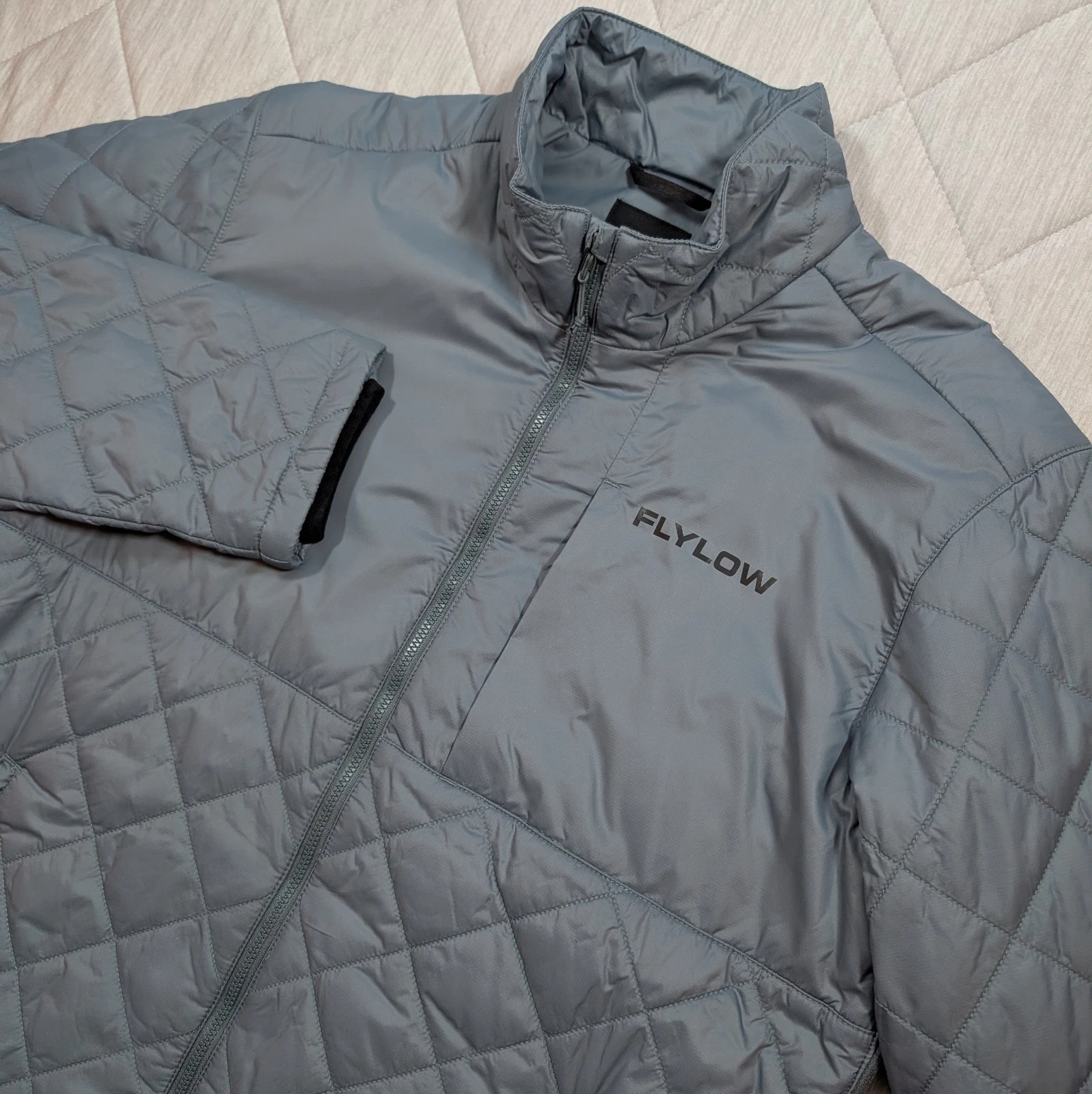 Flylow Dexter Jacket Mens Medium Full Zip Softshell Lightweight Gray Water Repel
Opens in a new wind