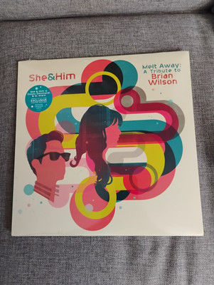 She & Him   Melt Away: A Tribute to Brian Wilson vinyl 2022 UO Seaside Opaque