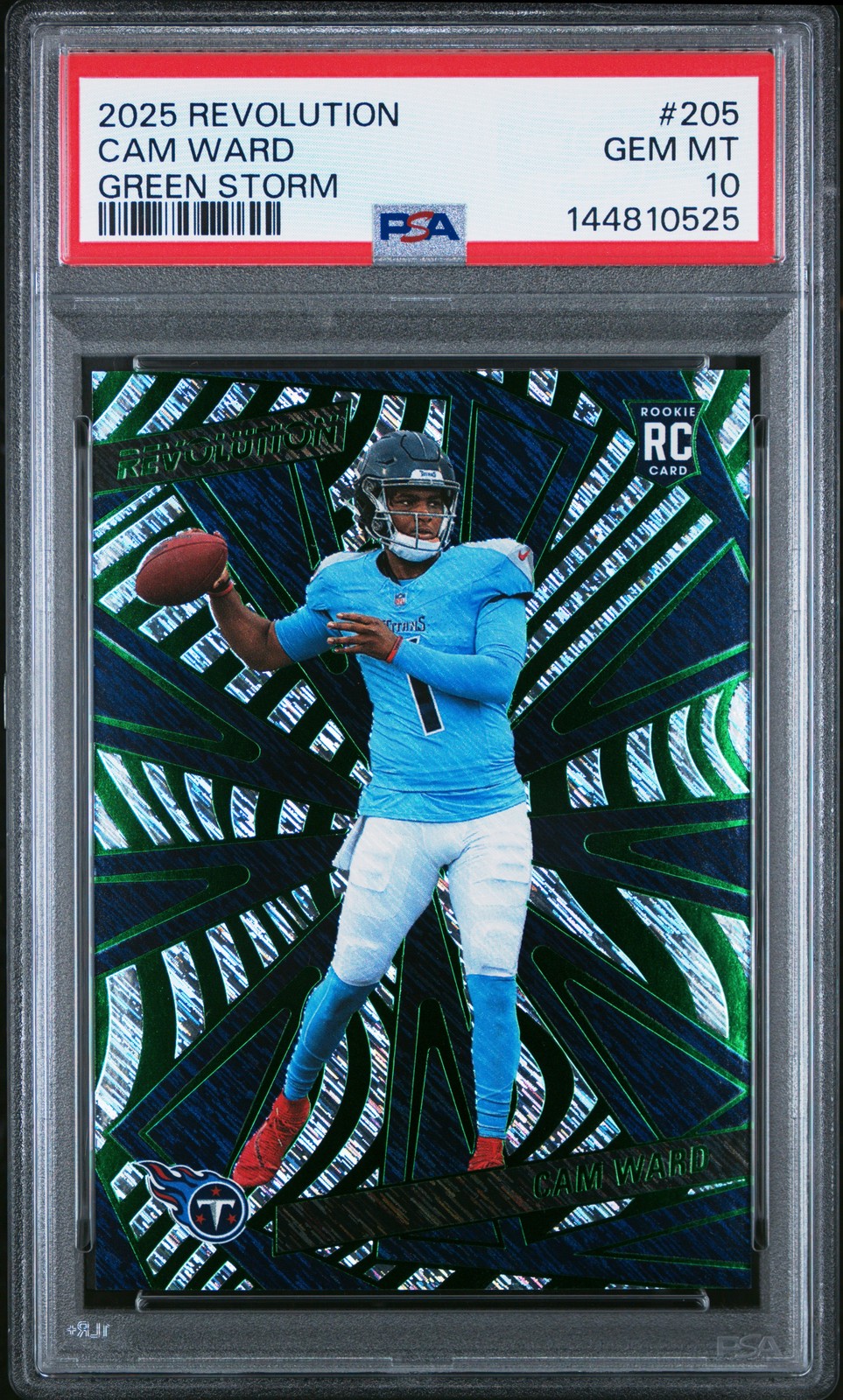 Cam Ward Panini Revolution #205 Green Storm