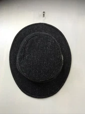 Tilley Endurables Wool Winter Hat Fold Up Ear Flaps TW2 Charcoal Size 7 1/8