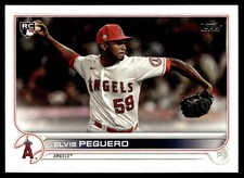 2022 Topps Elvis Peguero Rookie Los Angeles Angels #541