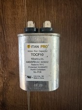 Titan Pro TOCF10 10 MFD 440/370VAC Motor Run Capacitor HVAC