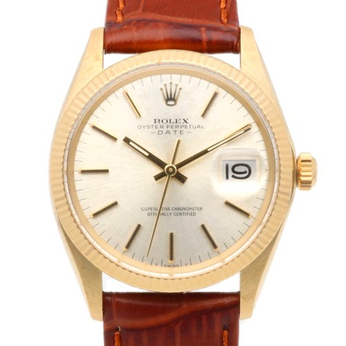 ROLEX Date Watches 1503/7 K14 Yellow Gold used