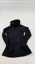 Nike Sweatshirt Womens Small Black Fleece Cowl Neck Pullover Hoodie 508217-010