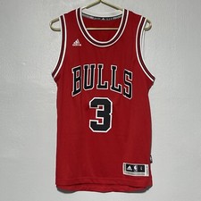 Adidas NBA Chicago Bulls Dwyane Wade Basketball Swingman Jersey 3 Men Sz Small