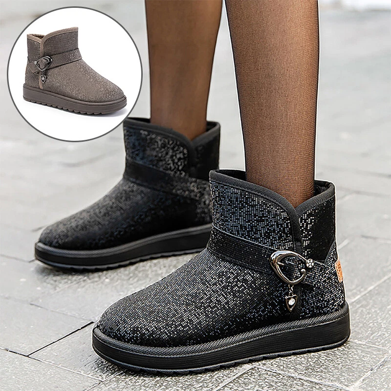 women's glitter winter boots